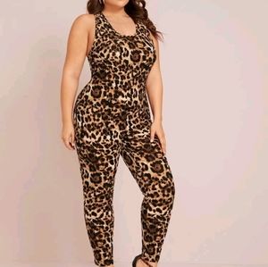 SHEIN Leopard print jumpsuit